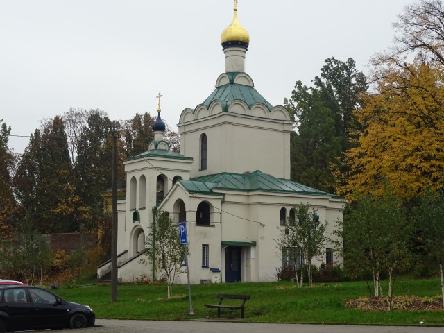 pravoslavný kostel sv Václava a Ludmily